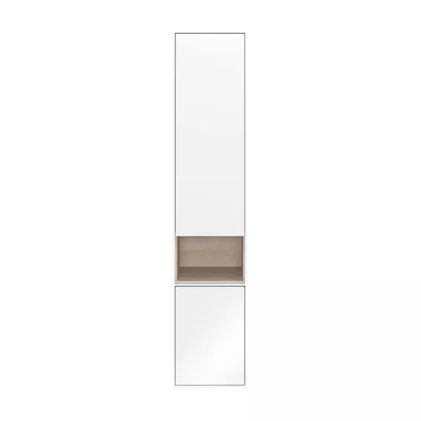

Пенал «Kerama Marazzi» Plaza Modern 35 подвесной белый/дуб Орегон правый