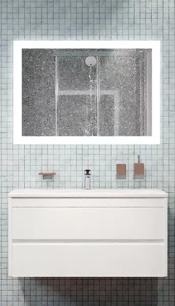 

Мебель для ванной подвесная «Art&Max» Family 100 Bianco Lucido