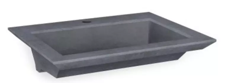 

Раковина «Jorno» Incline 80/47 бетон серая