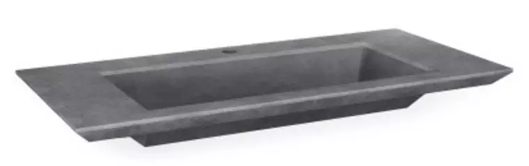 

Раковина «Jorno» Incline 100/47 бетон серая