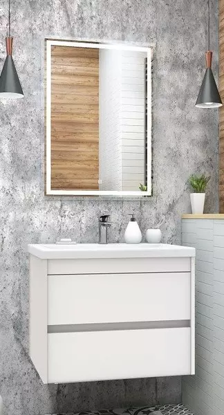 

Мебель для ванной подвесная «Art&Max» Family 75 Bianco Lucido