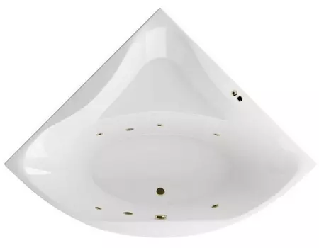 

Гидромассажная ванна акриловая «Excellent» Glamour 150/150 Soft с каркасом с сифоном белая/бронза
