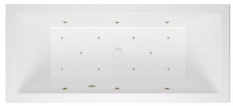 

Гидромассажная ванна акриловая «Excellent» Heaven Slim 180/80 Relax с каркасом с сифоном белая/бронза