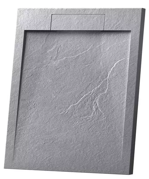 Душевой поддон Vincea VST-4SRL9090G 9090 низкий из литьевого мрамора квадратный серый без сифона 23450₽