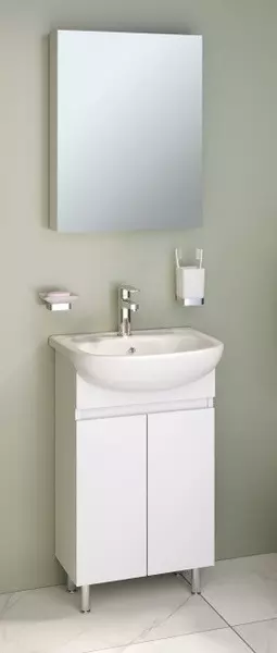 Мебель для ванной «Runo» Лада 50 белая - фото 1