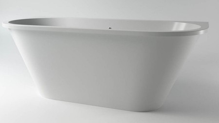 

Ванна из искусственного камня «Holbi» Galatea 170/77 с сифоном белая матовая