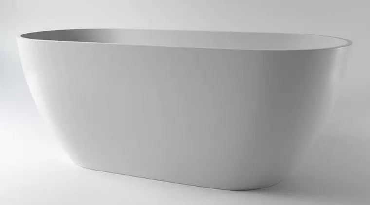 

Ванна из искусственного камня «Holbi» Venus 170/80 с сифоном белая матовая