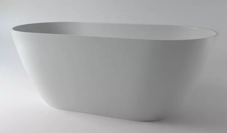 

Ванна из искусственного камня «Holbi» Venus New 158/79 с сифоном белая матовая