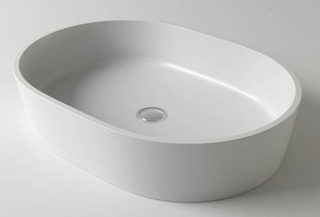 

Раковина «Holbi» Ariel 55/40 1.02.011.11.1 искусственный камень белая матовая
