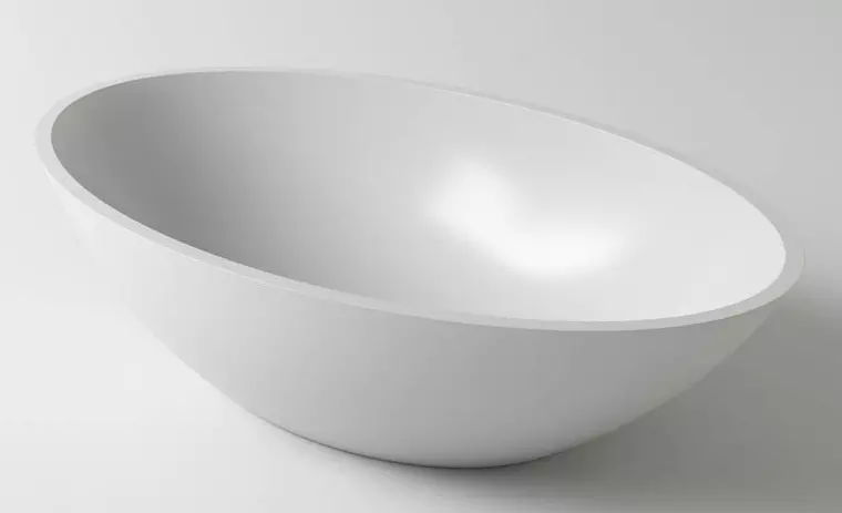 

Раковина «Holbi» Dione 60/36 1.02.006.11.1 искусственный камень белая матовая