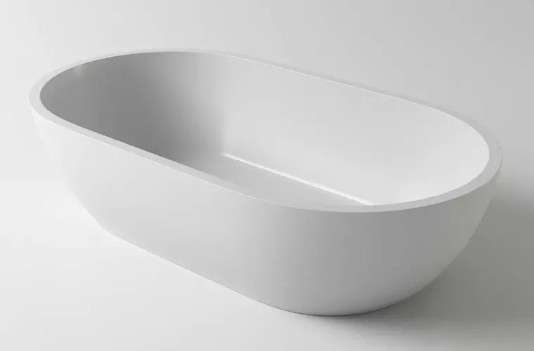 

Раковина «Holbi» Mercury 64/35 1.02.009.11.1 искусственный камень белая матовая