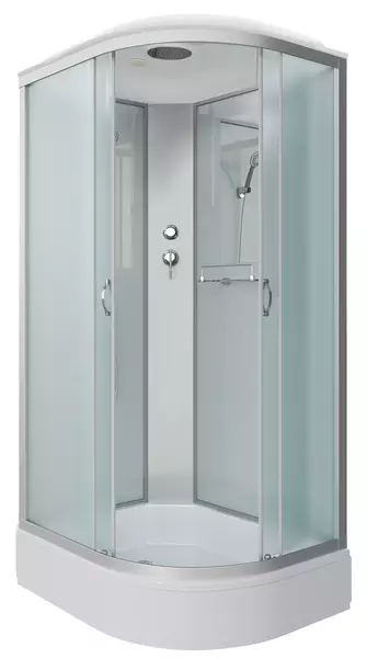 

Душевая кабина «Niagara» NG-33194-14L 110/90 средний поддон матовая/белая левая