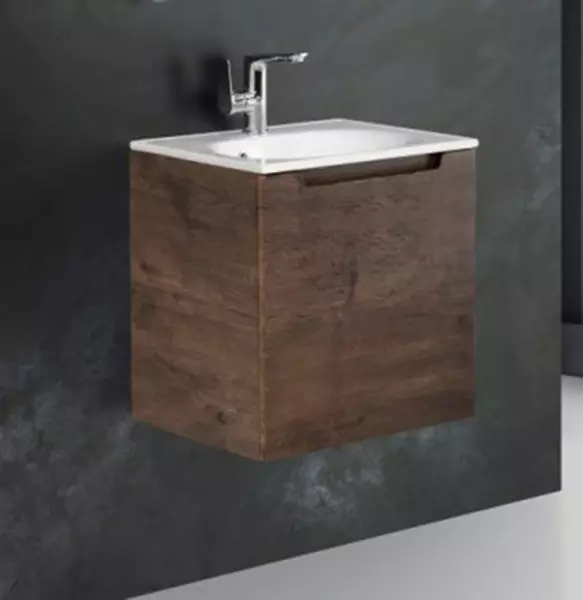 

Тумба с раковиной «Belbagno» Etna 50 (BB1923-500) подвесная Rovere Moro правая