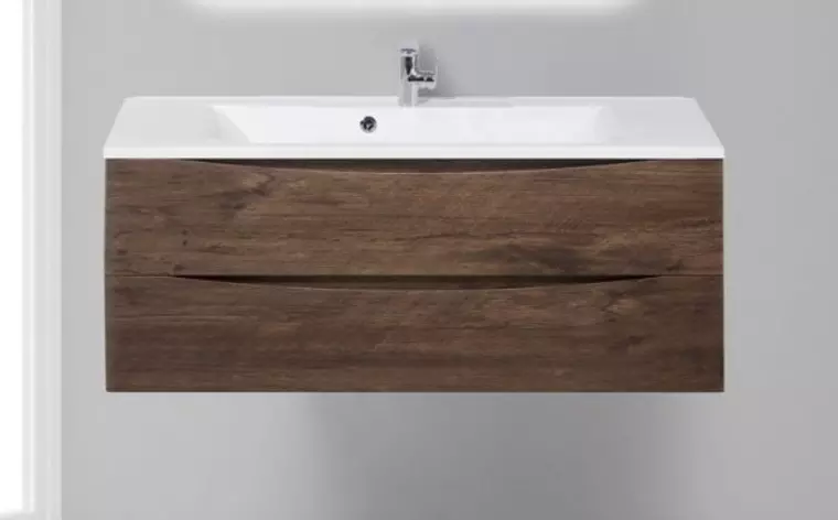 

Тумба с раковиной «Belbagno» Marino 110 (BB1100/450-LV-MR-PR 110/45) подвесная Rovere Moro