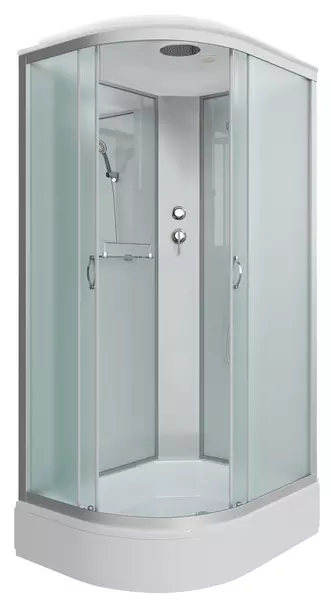 

Душевая кабина «Niagara» NG-33094-14R 100/90 средний поддон матовая/белая правая