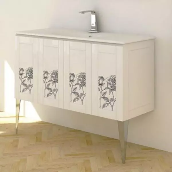 

Тумба с раковиной «Cezares» Rosa 120 (Rosa 120) Decorato Rosa