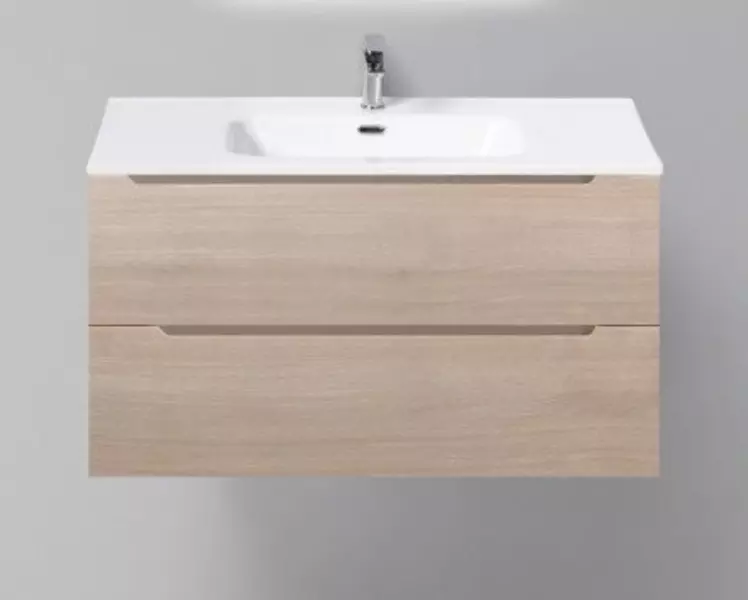

Тумба с раковиной «Belbagno» Etna 90 (BB910/465-LV-VTR-BO 91/46) подвесная Rovere Grigio