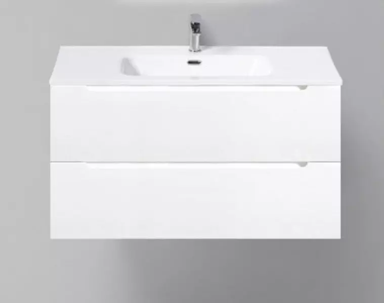 

Тумба с раковиной «Belbagno» Etna 90 (BB910/465-LV-VTR-BO 91/46) подвесная Bianco Lucido