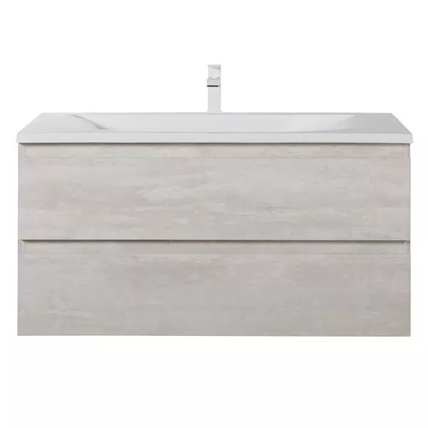 

Тумба с раковиной «Cezares» Molveno 80 (Crystal 80) подвесная Legno Bianco