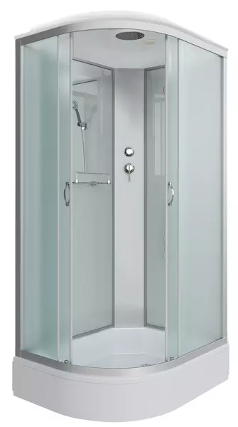 

Душевая кабина «Niagara» NG-33184-14R 110/80 средний поддон матовая/белая правая