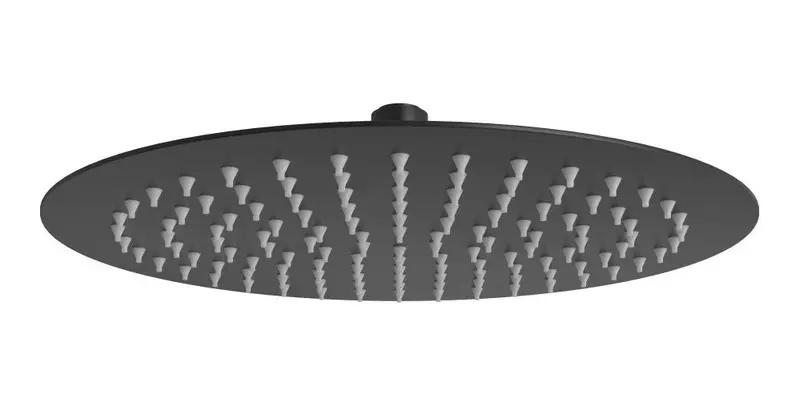 Верхний душ Berges Wasserhaus Ventas R чёрный матовый 4450₽