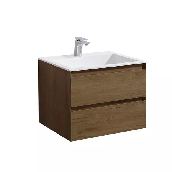 

Тумба с раковиной «Vincea» Luka 60 с 2 ящиками (VCB-13600W белая) подвесная T.Oak