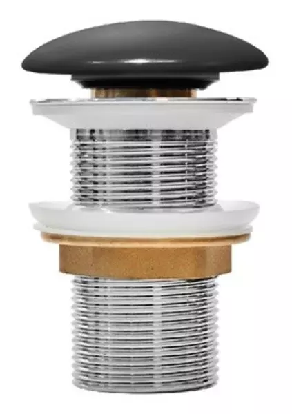 

Донный клапан для раковины «Iddis» Optima Home OPHBM00i88 с механизмом Клик-Клак чёрный матовый