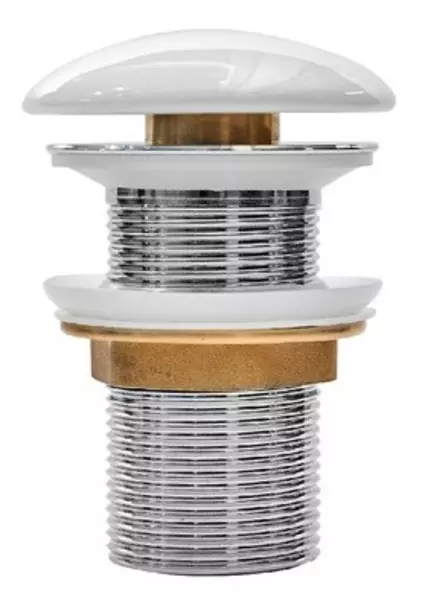

Донный клапан для раковины «Iddis» Optima Home OPHWS00i88 с механизмом Клик-Клак белый