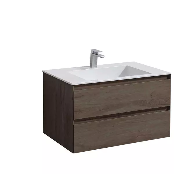 

Тумба с раковиной «Vincea» Luka 80 с 2 ящиками (VCB-13800W белая) подвесная R.Oak
