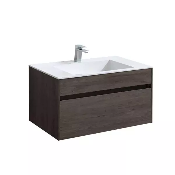 

Тумба с раковиной «Vincea» Chiara 80 с 1 ящиком (VCB-13800W белая) подвесная R.Oak