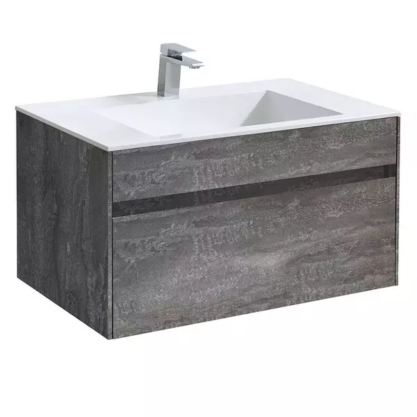 

Тумба с раковиной «Vincea» Chiara 80 с 1 ящиком (VCB-13800W белая) подвесная G.Stone