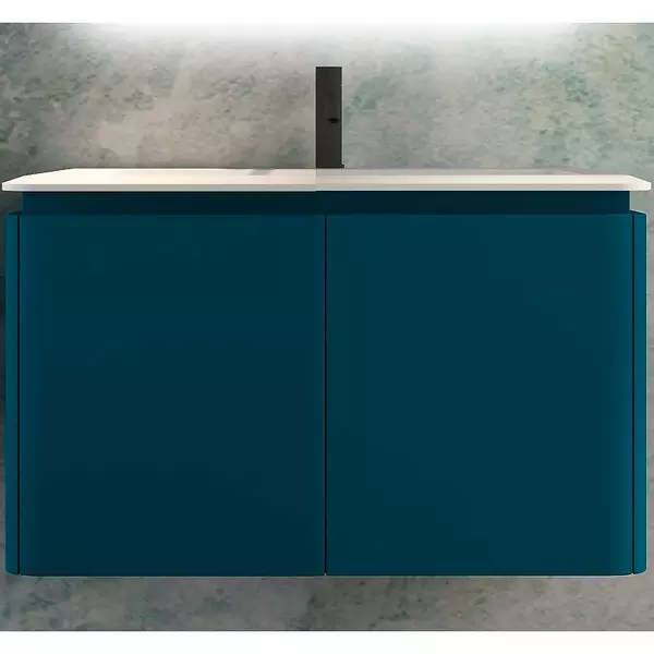 

Тумба с раковиной «Cezares» Stylus 94 с 4 ящиками (2 скрытых) (95/49) подвесная Blu Petrolio
