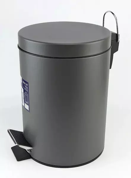 

Мусорное ведро с педалью «Potato» P413-19 8 л брезентово-серое