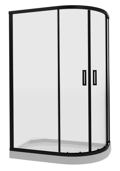 

Душевой угол-ограждение «Niagara» Nova NG-6821-08 Black 120/80 прямоугольно-асимметричный прозрачный/чёрный без поддона универсальный