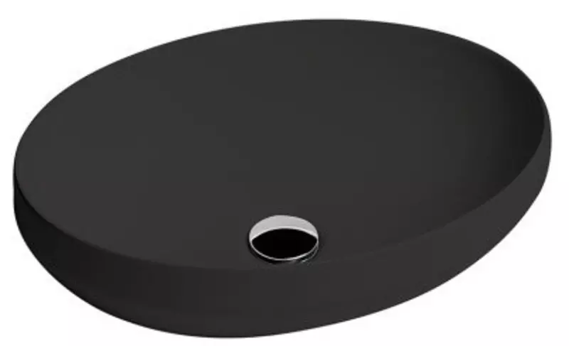 

Раковина «Axa» Decus 50/35 8510007 фарфоровая Black Matt