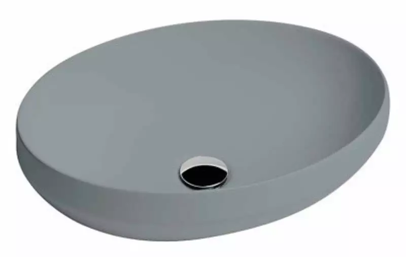

Раковина «Axa» Decus 50/35 8510009 фарфоровая Grey Matt