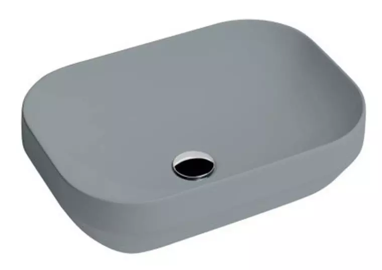 

Раковина «Axa» Decus 50/35 8520009 фарфоровая Grey Matt