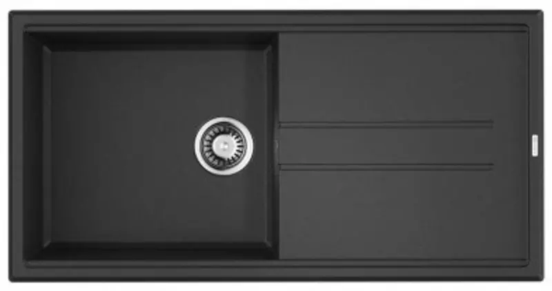 

Мойка для кухни «Omoikiri» Tedori 100-BL 100/51 4993916 искусственный камень черная