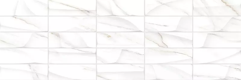 

Настенная плитка «Delacora» Sandy Brick Glossy 74x24,6 WT15SAD00R белый