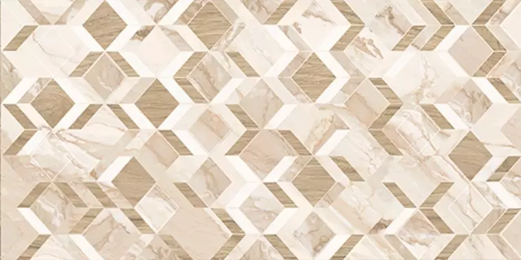 

Настенная плитка «Kerlife» Calacatta Gold Rombi Glossy 63x31,5 917205 gold