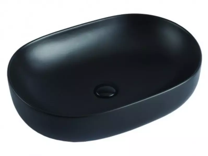 

Раковина «Azario» 60/41 AZ78326MB фарфоровая черная матовая