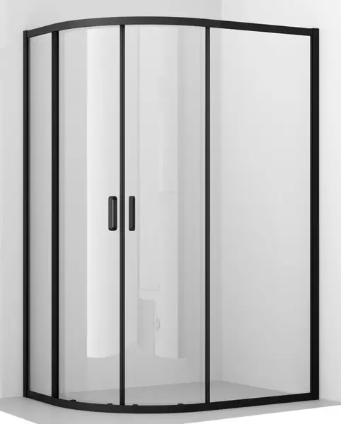 

Душевой угол-ограждение «Ambassador» Kingston 14011210 110/80 прозрачный/чёрный без поддона универсальный