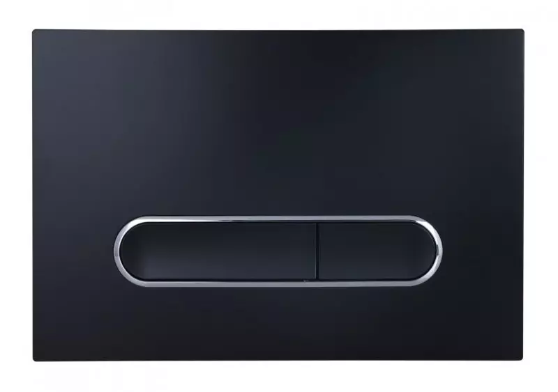 

Кнопка смыва «Esbano» OVL-17MB пластик матовый черный