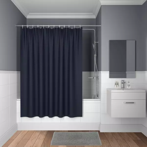 

Штора для ванной «Iddis» Decor D28P218i11 180/200 тёмно-синяя