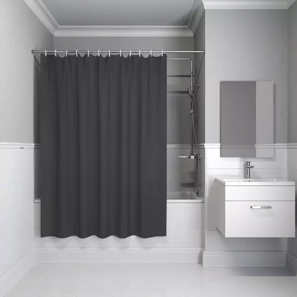 

Штора для ванной «Iddis» Promo P34PV11i11 180/180 антрацит