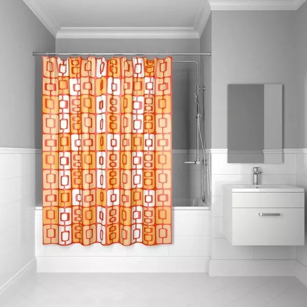

Штора для ванной «Iddis» Basic 280P24Ri11 240/200 orange toffee