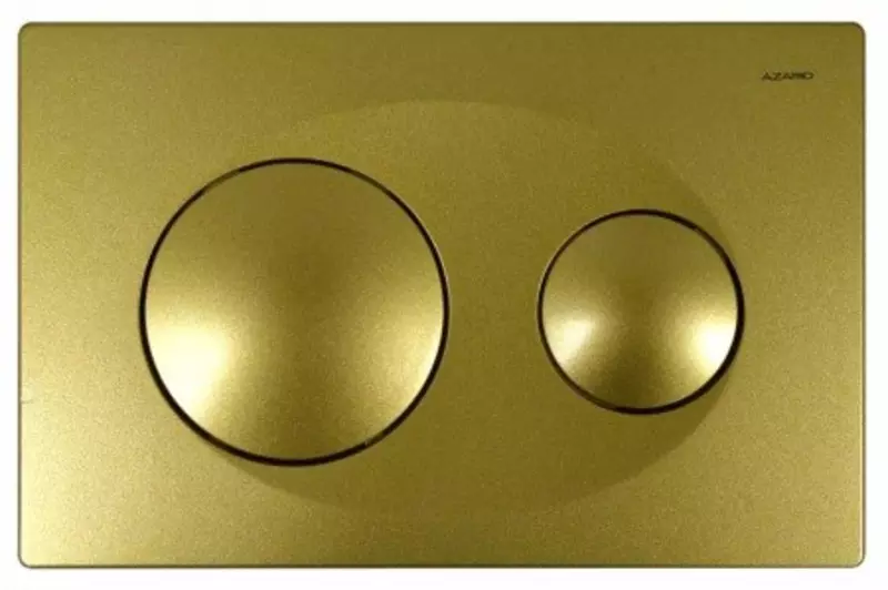 Кнопка смыва «Azario» AZ82000014 пластик золото