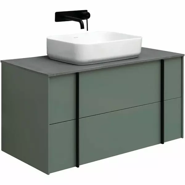 Мебель для ванной подвесная «Allen Brau» Reality 100 олива матовый