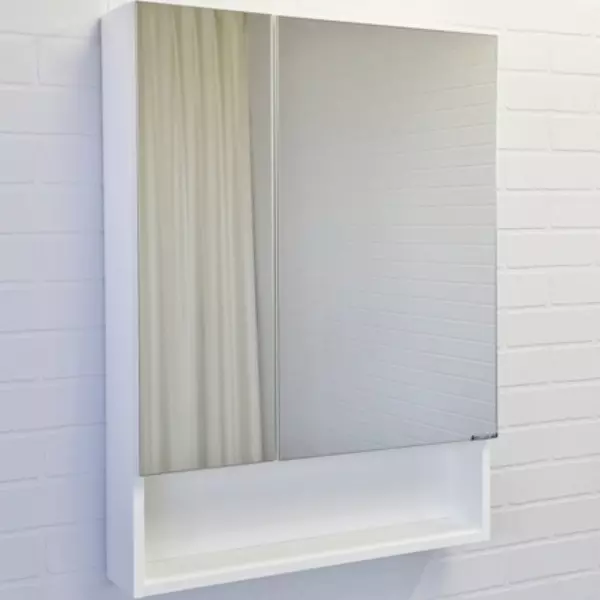 

Зеркальный шкаф «Comforty» Никосия 60 без света белый глянец