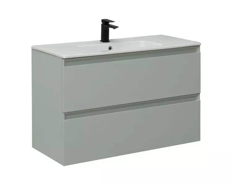 

Мебель для ванной подвесная «Allen Brau» Eclipse 101 papyrus white matt